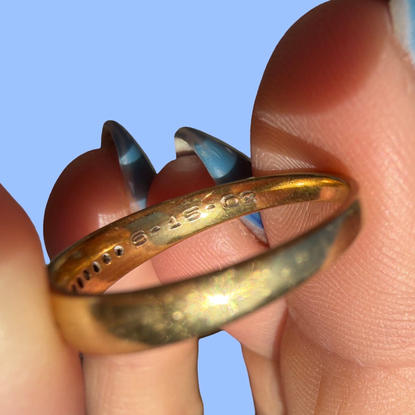Vintage 10k Diamond Band