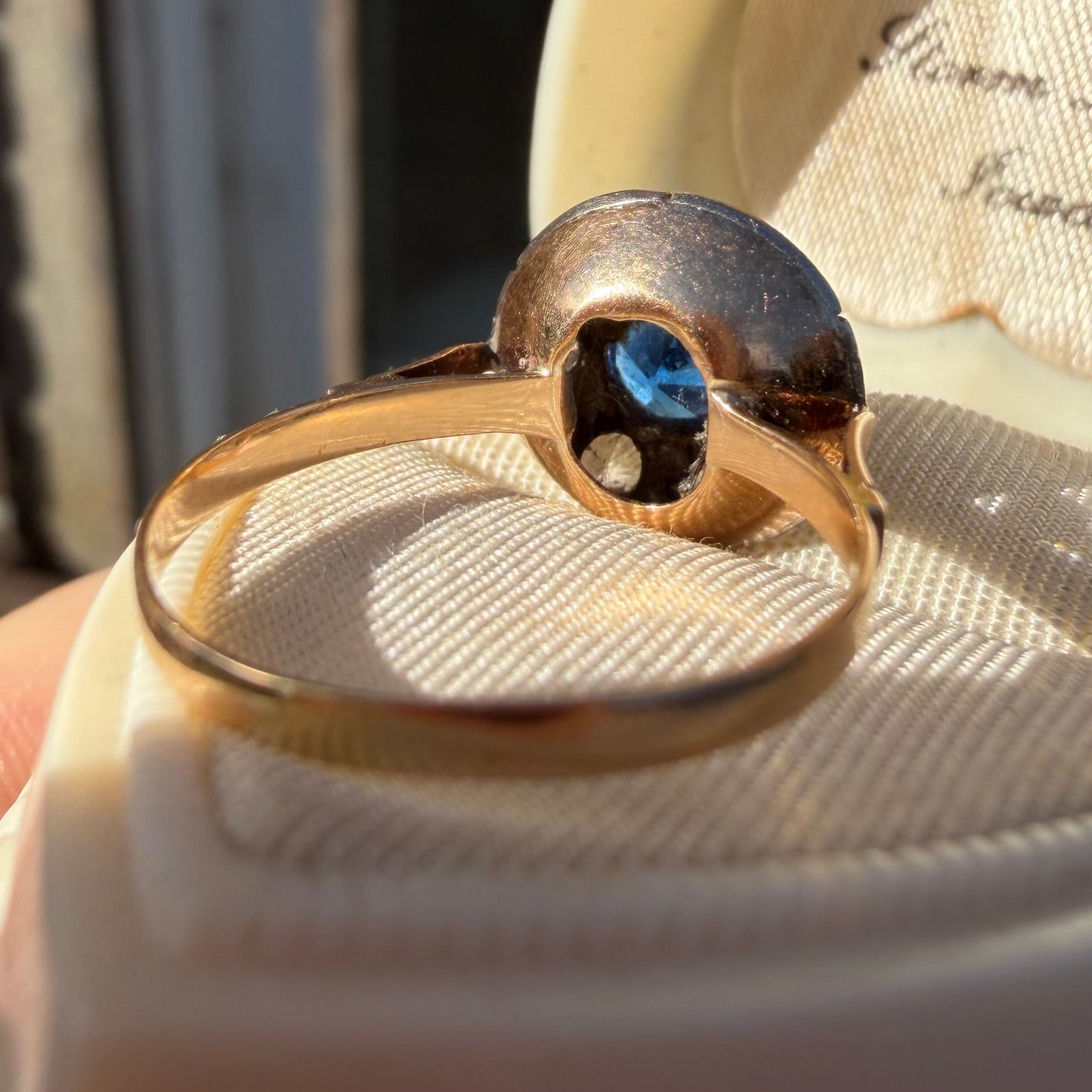 Antique Paste Cluster Ring
