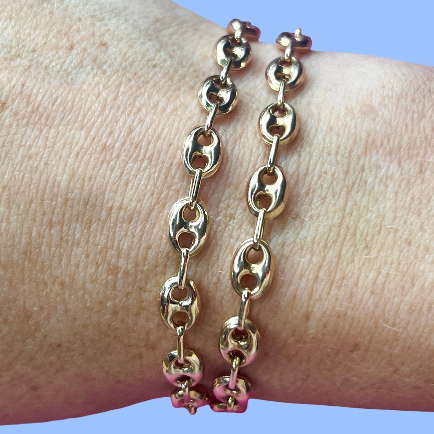 Vintage 14k Gucci/Mariner Bracelet
