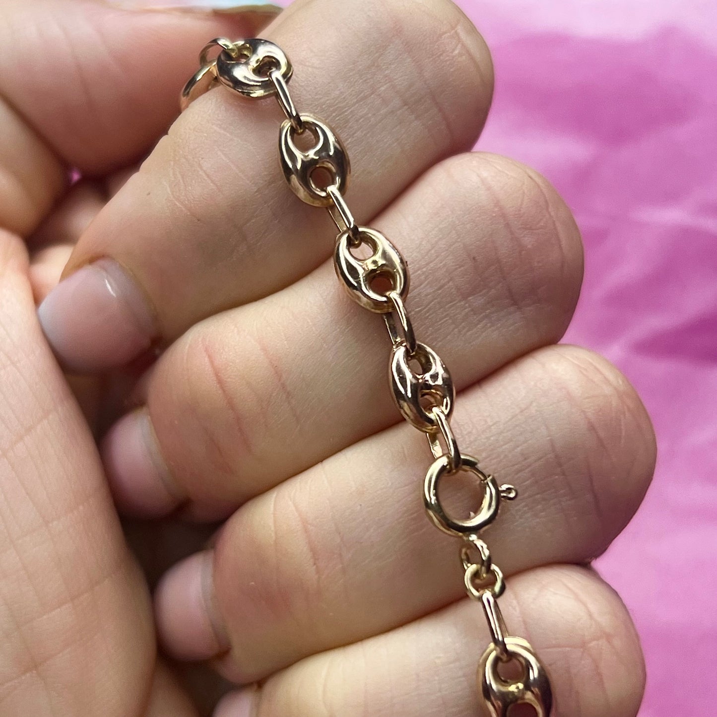 Vintage 14k Gucci/Mariner Bracelet