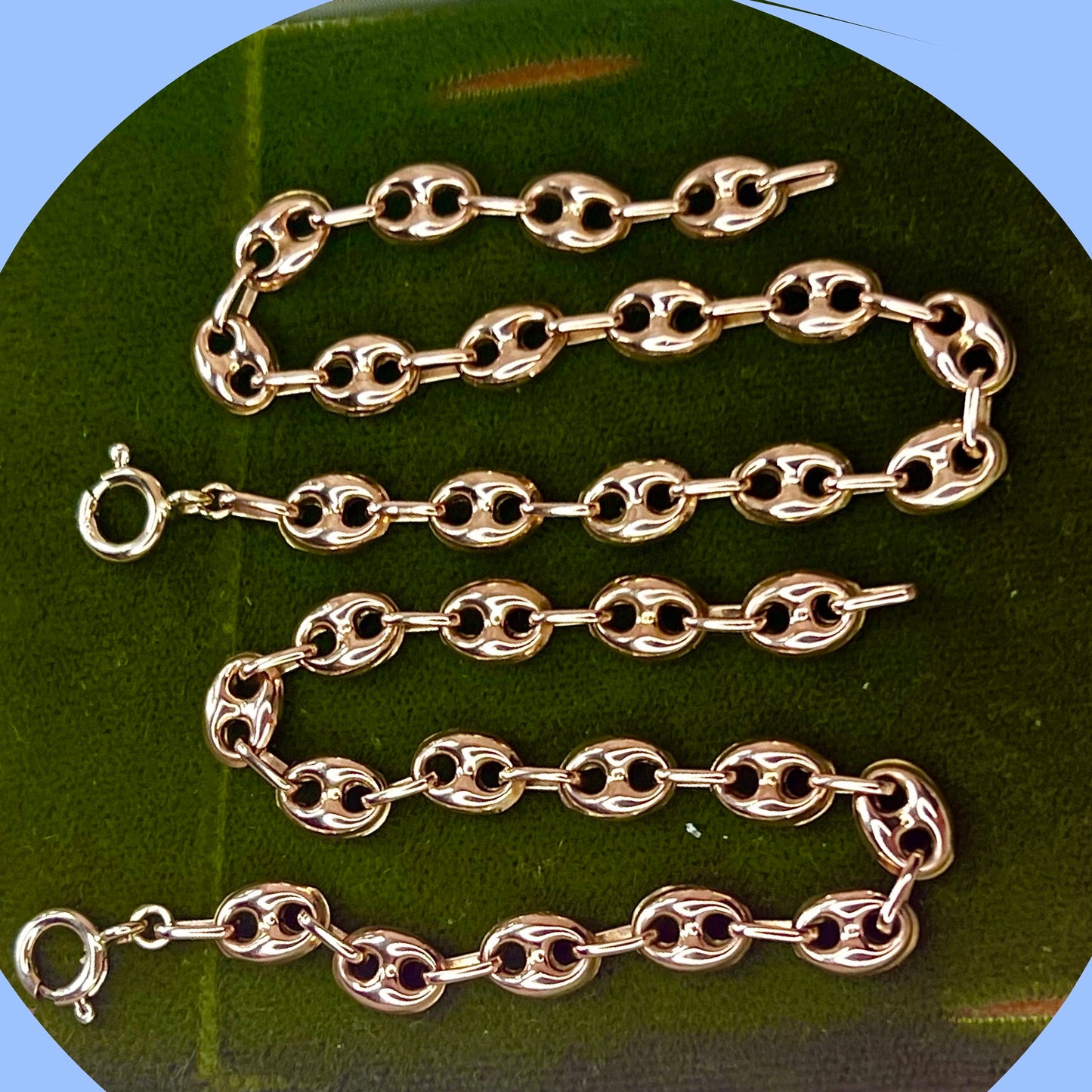 Vintage 14k Gucci/Mariner Bracelet