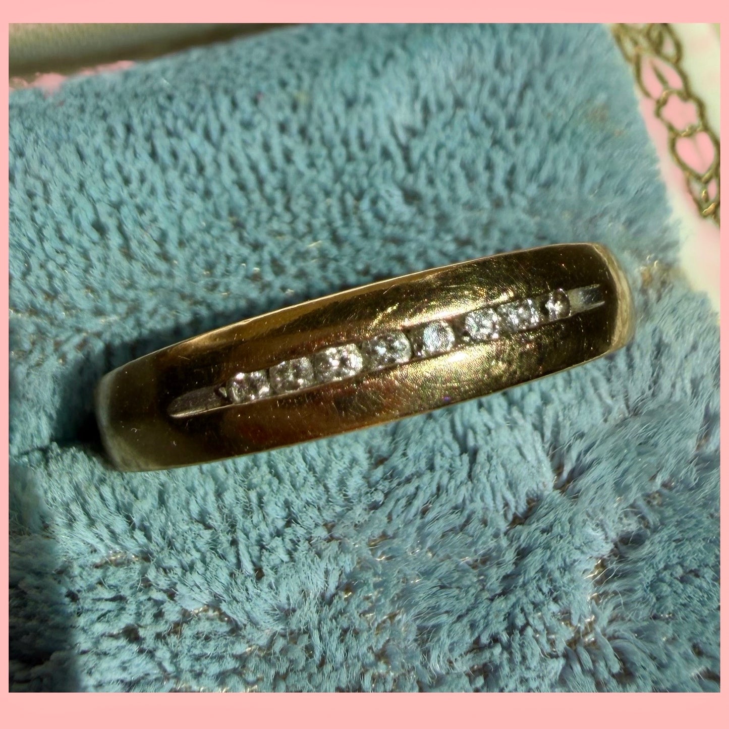 Vintage 10k Diamond Band