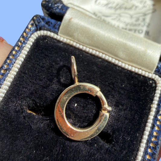 Vintage 14k Charm Holder