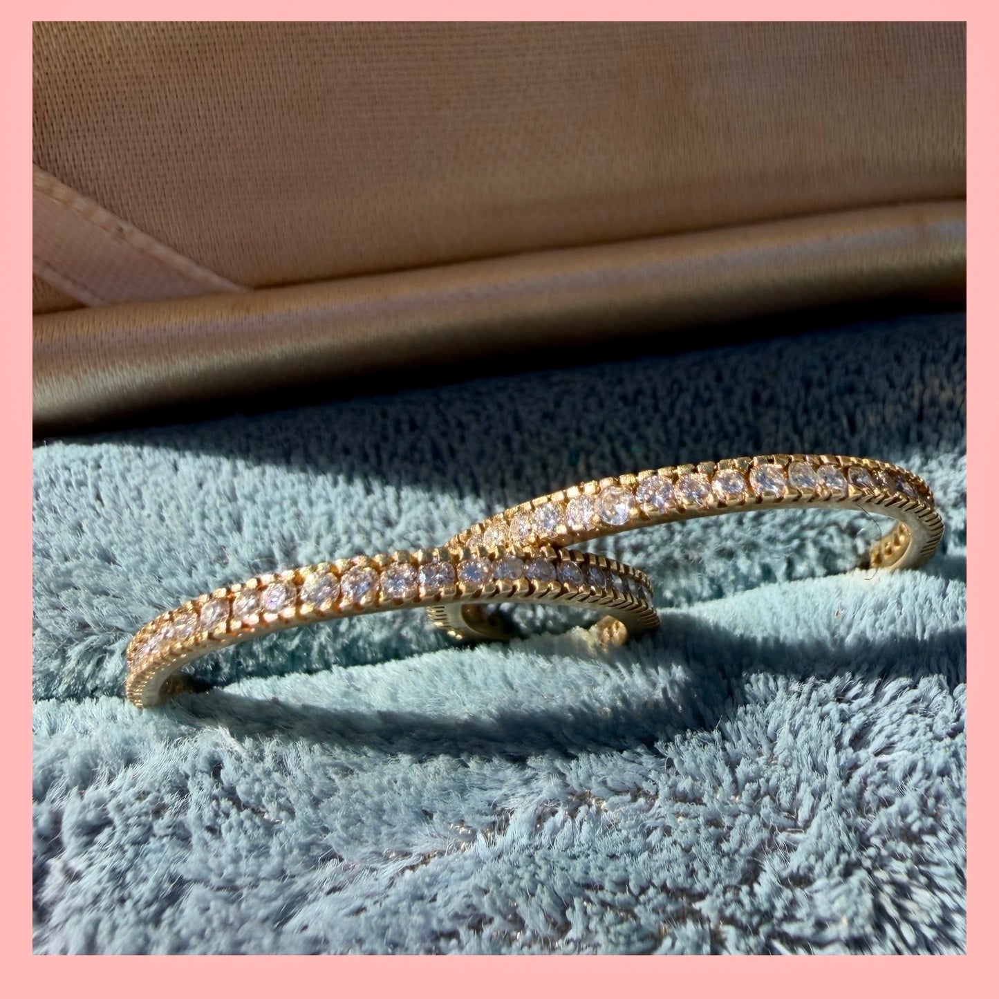 Vintage 14k Diamond Eternity Band