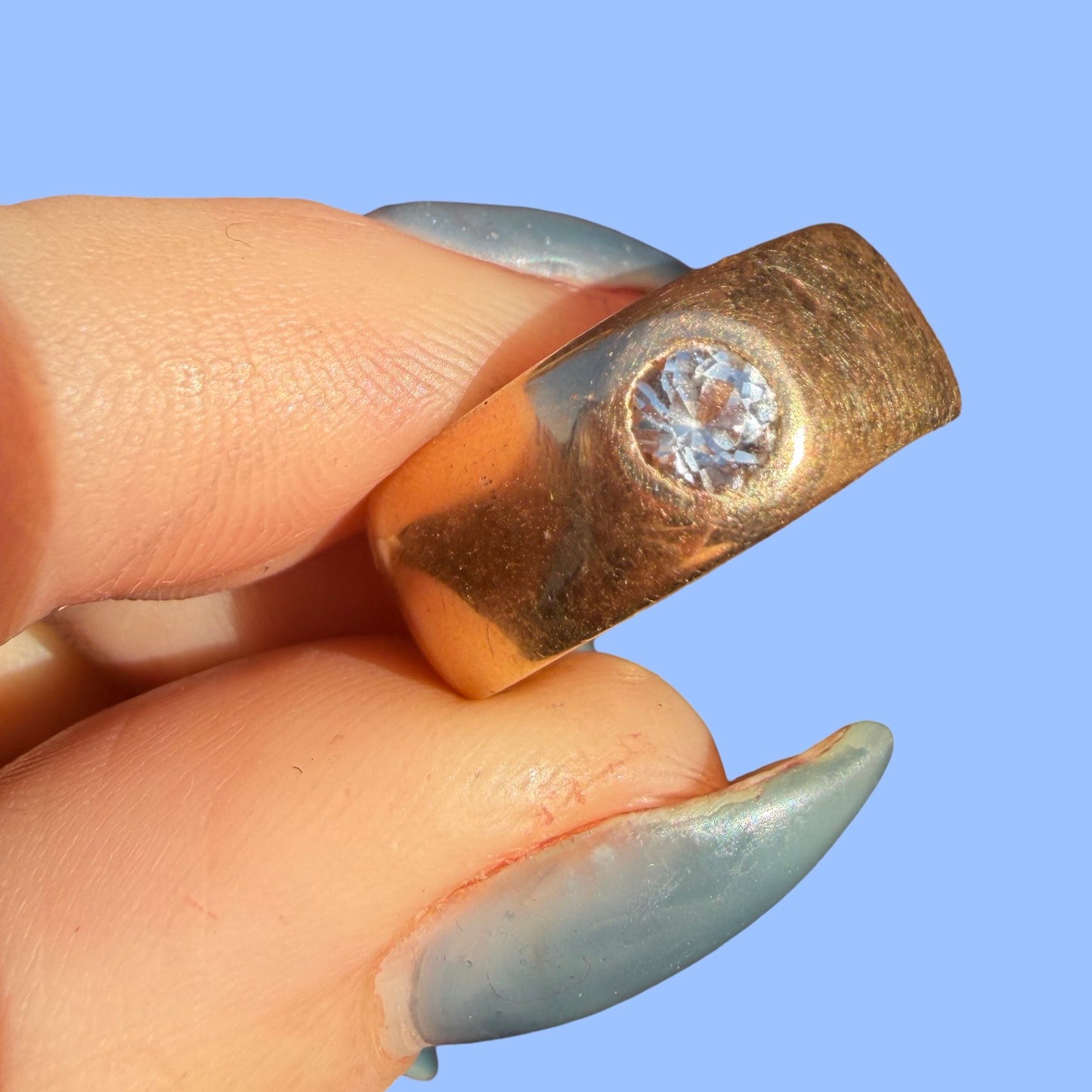 Antique 18k Thick Boy Band