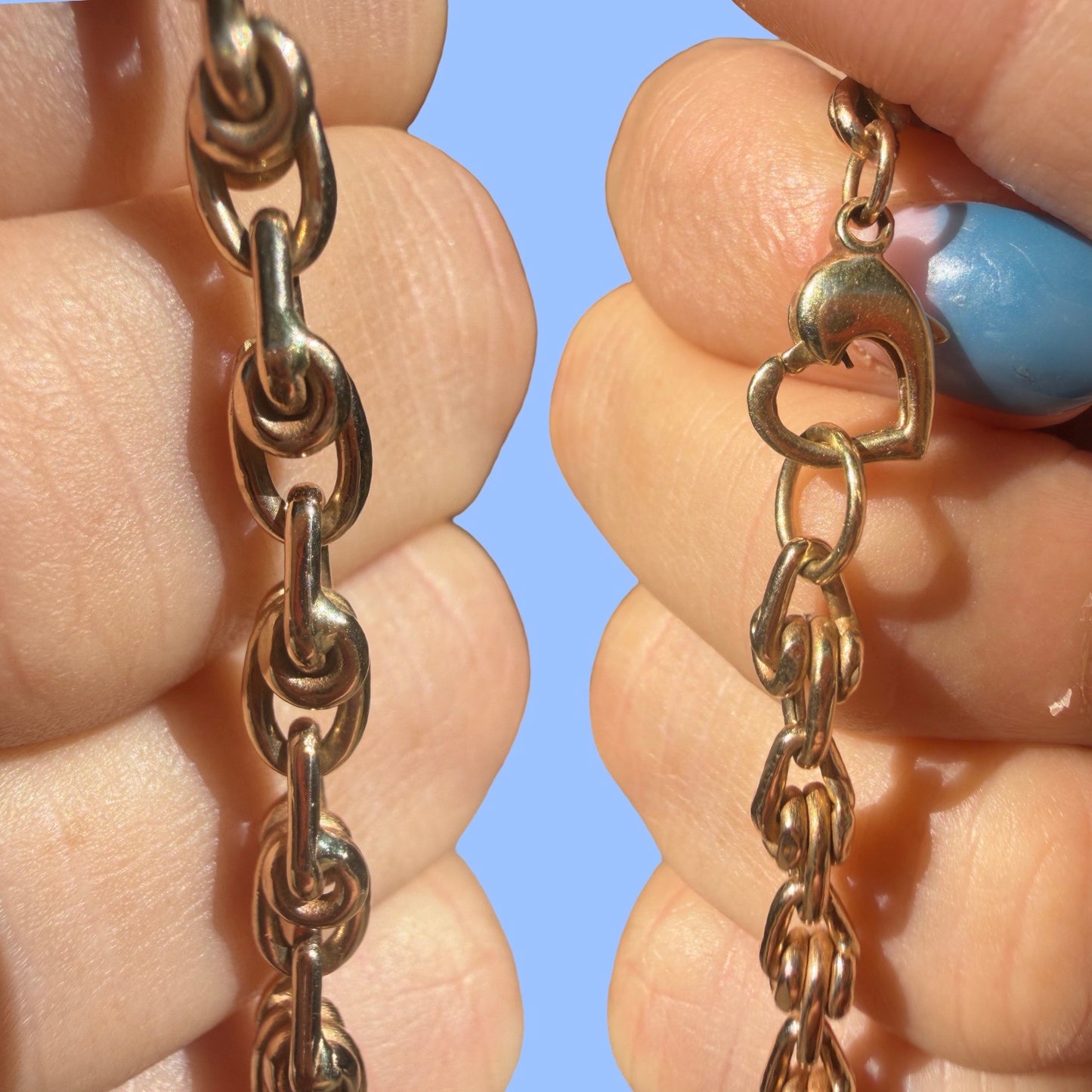 Vintage 14k Fancy Link Bracelet