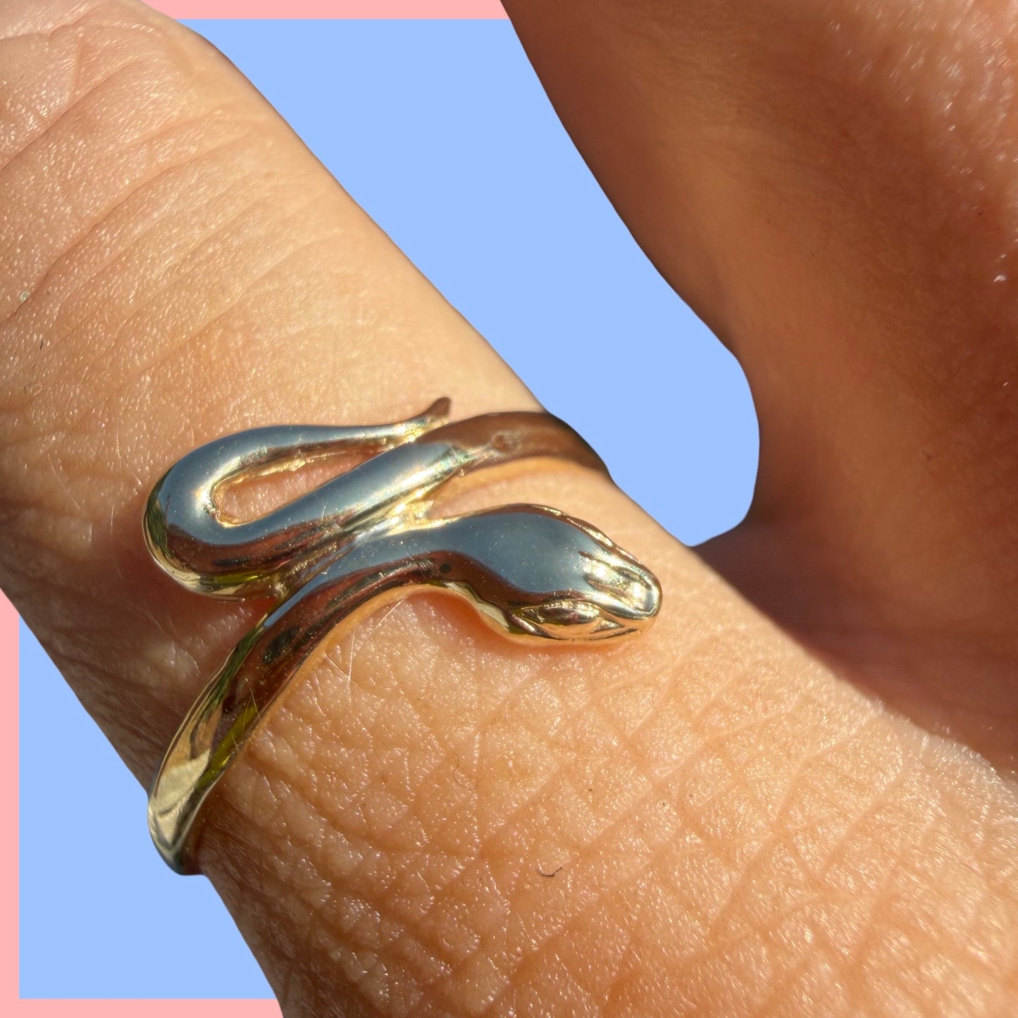 10k Snakey Ring