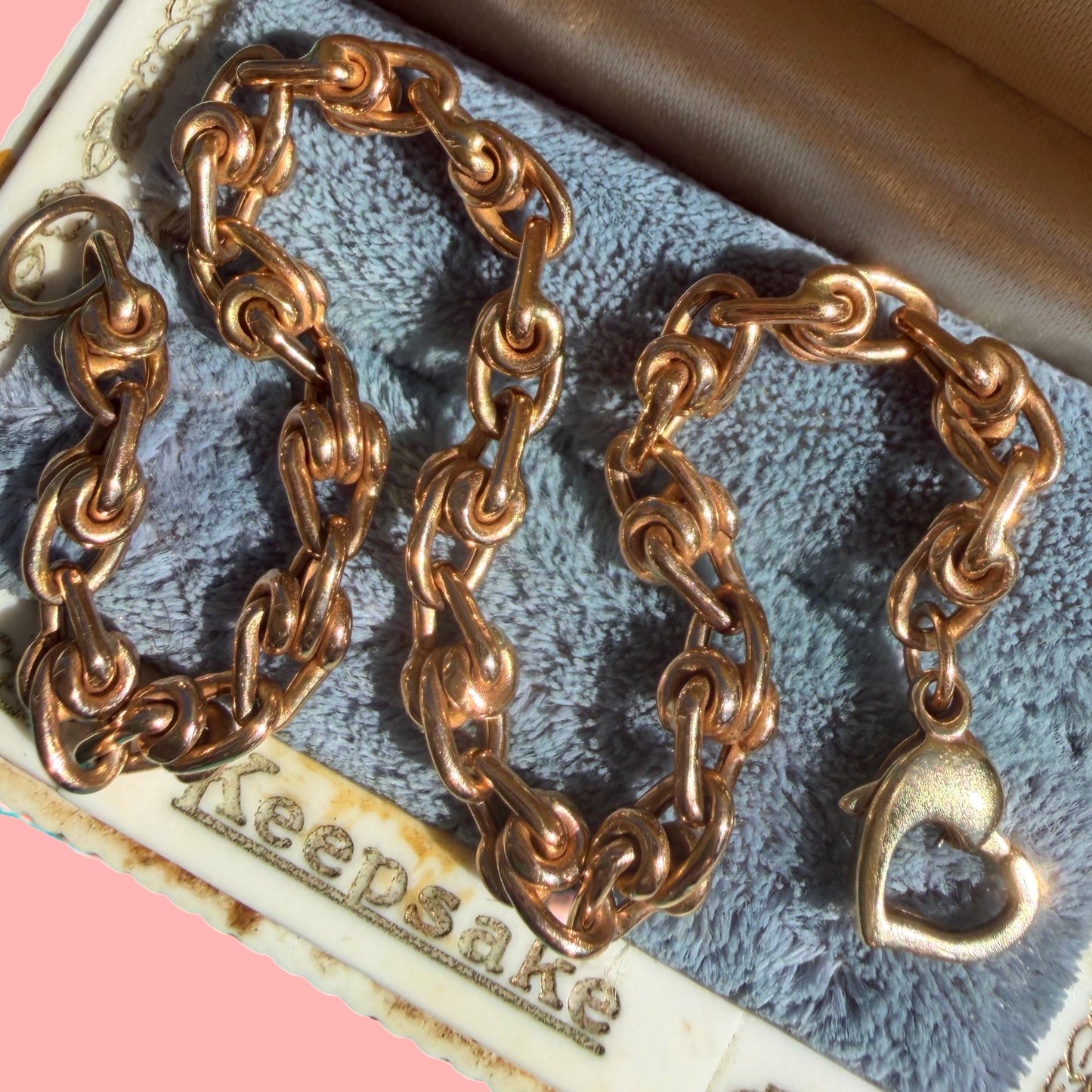 Vintage 14k Fancy Link Bracelet