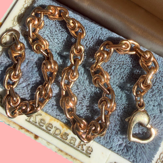 Vintage 14k Fancy Link Bracelet