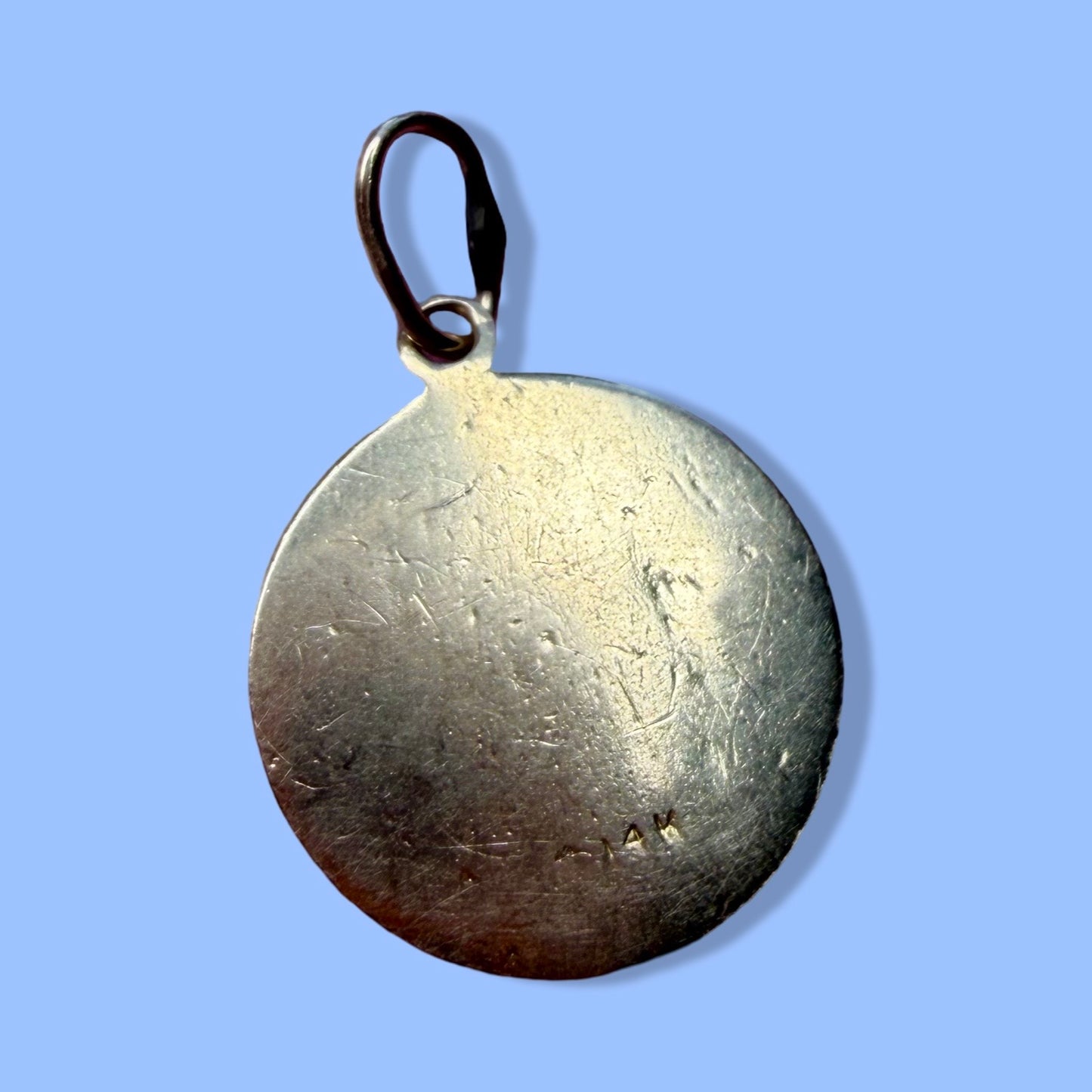 Vintage 14k St Anthony Medal