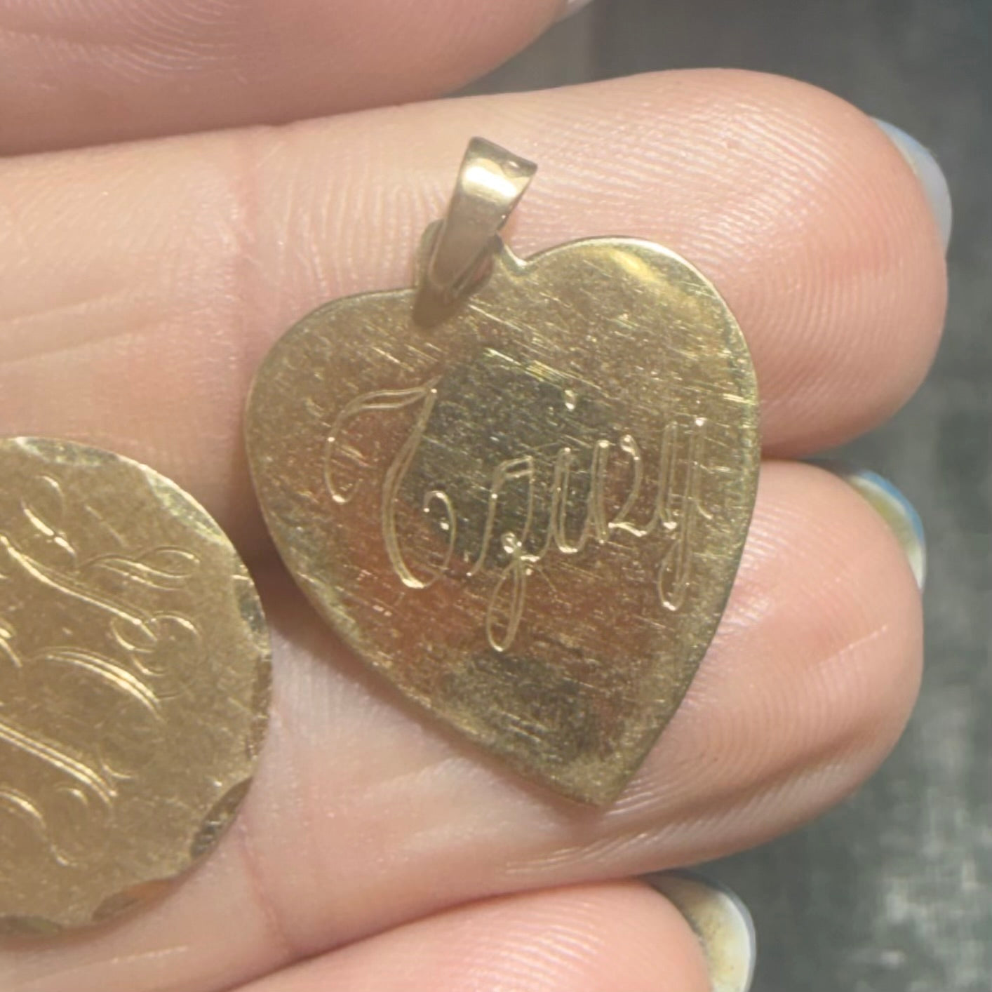 Upcycled 14k ‘Bowie’ Ruby Heart Charm